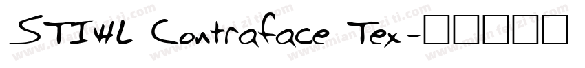 STIHL Contraface Tex字体转换